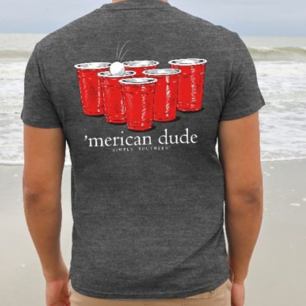 'MERICAN DUDE RED CUP T-SHIRT